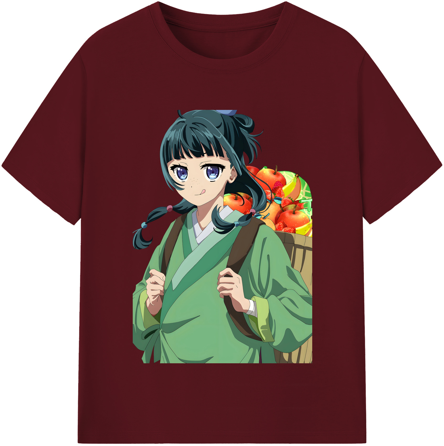 （画像用） 薬屋のひとりごと The Apothecary Diaries 綿100％半袖Tシャツ（フロントプリント）